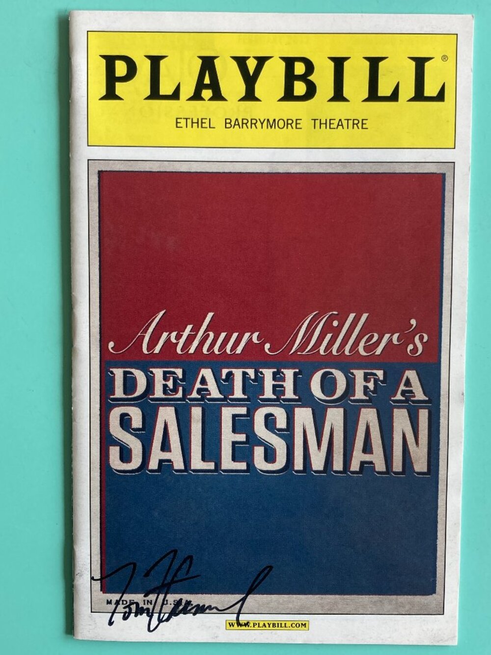 Playbill Death of a Salesman Philip Seymour Hoffman Linda Emond Andrew Garfield
